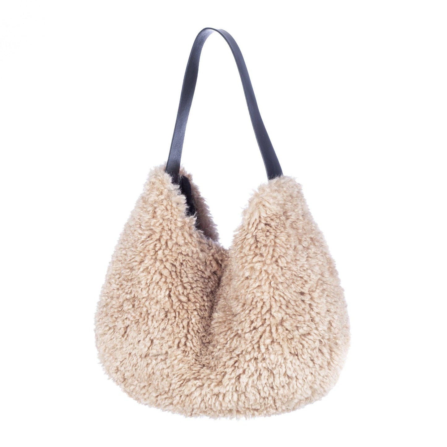 Luxury Faux Fur Slouch Bag