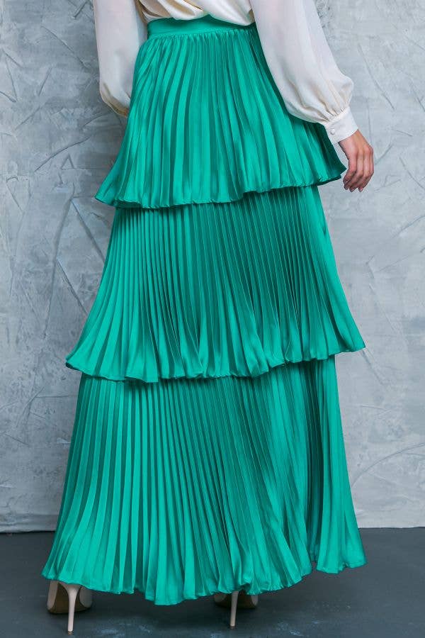 Tiered Maxi Skirt
