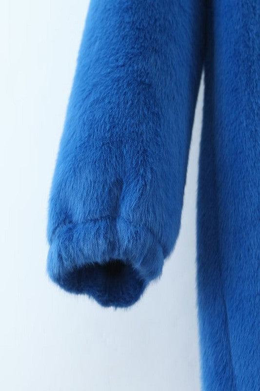 Long Faux Fur Jacket