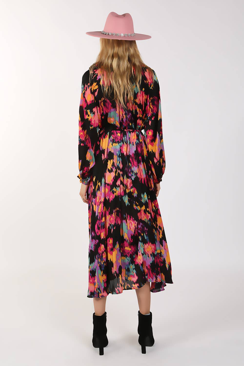 Pleated Maxi Dress
