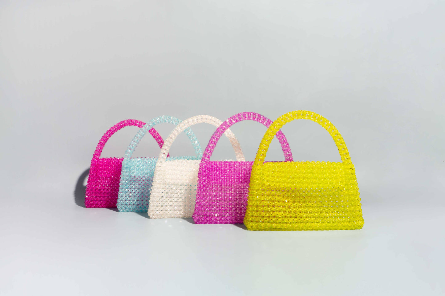 Beaded Bag in Orchid