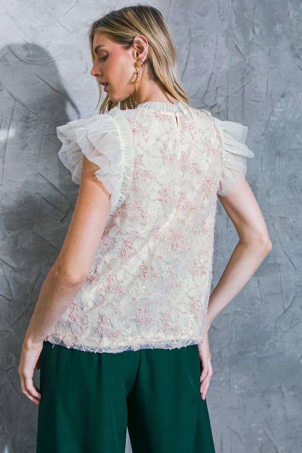 Flutter Sleeve Top