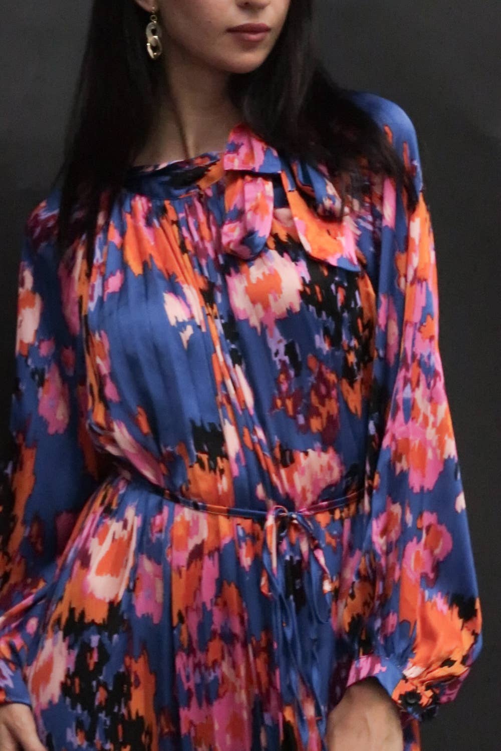 Pleated Maxi Dress