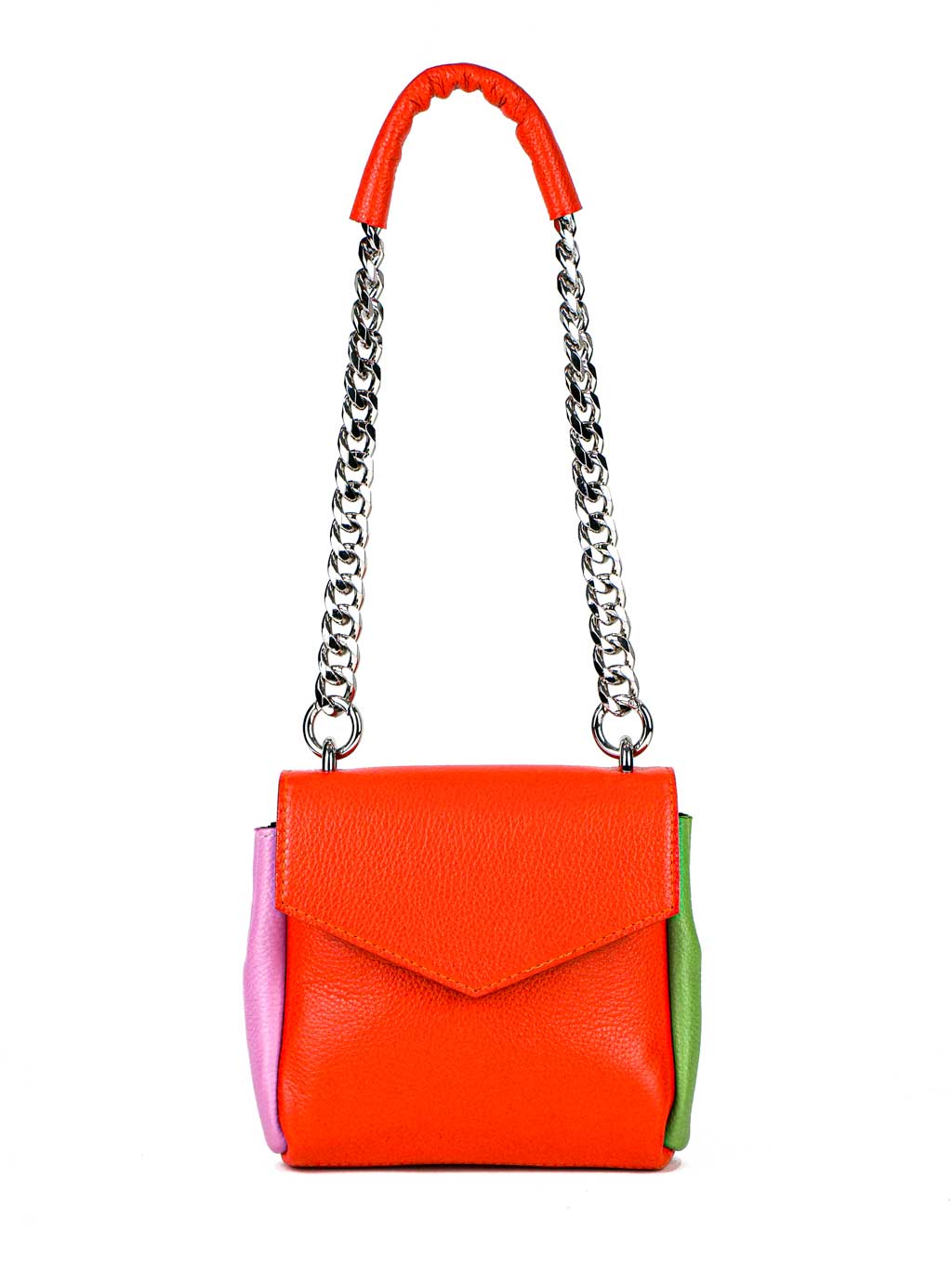 Box Bag in Tri Color