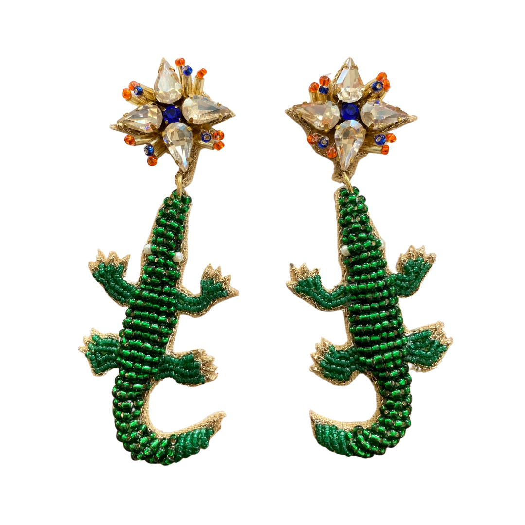 Gator Earrings