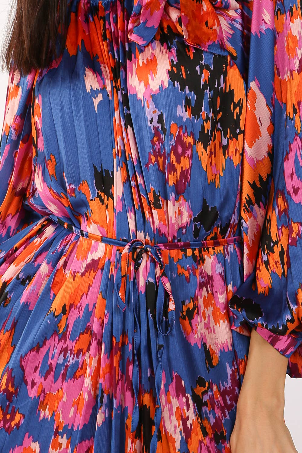 Pleated Maxi Dress