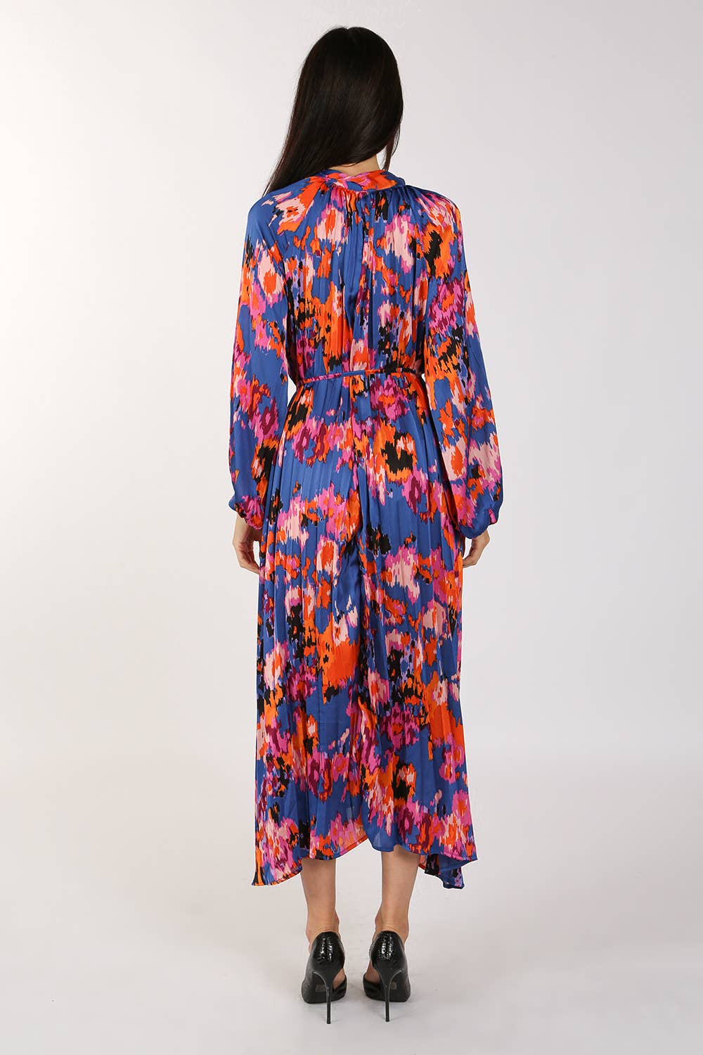 Pleated Maxi Dress