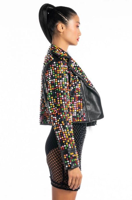 Studded Moto Jacket