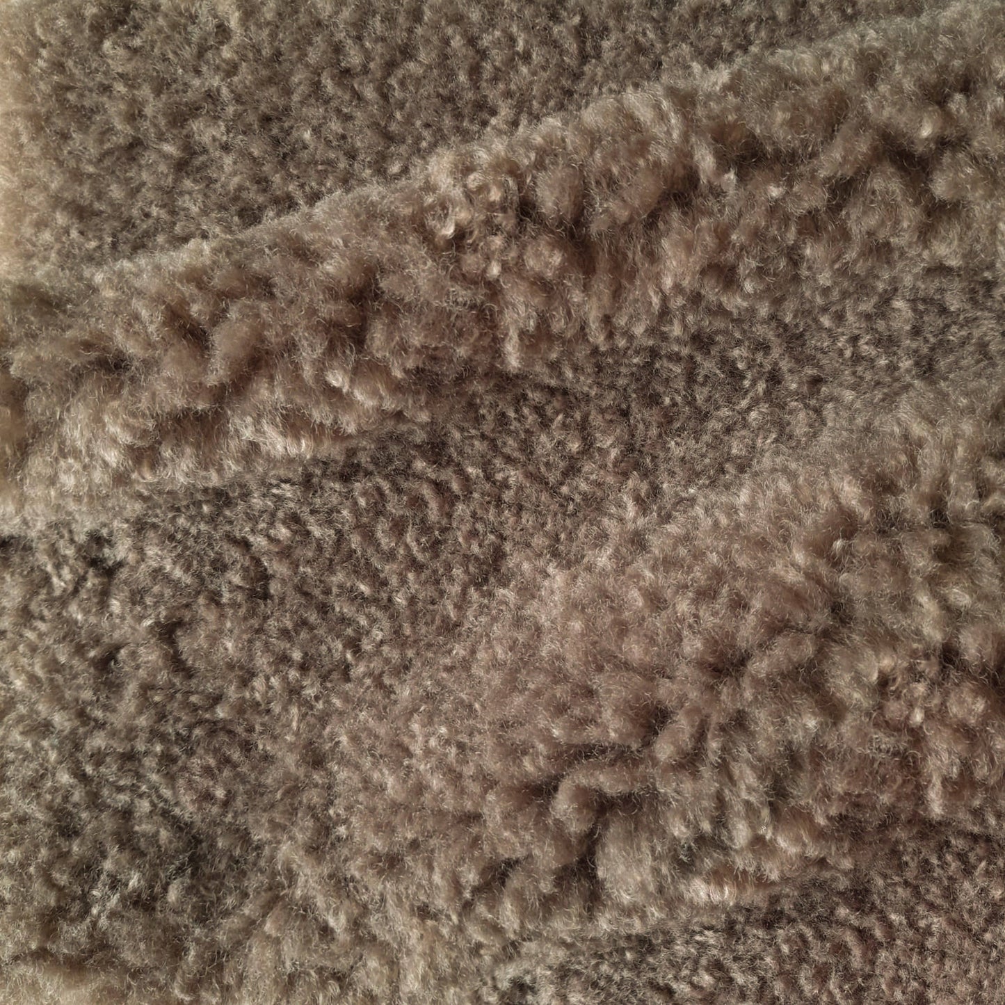 Drawstring Faux Sheepskin Bag