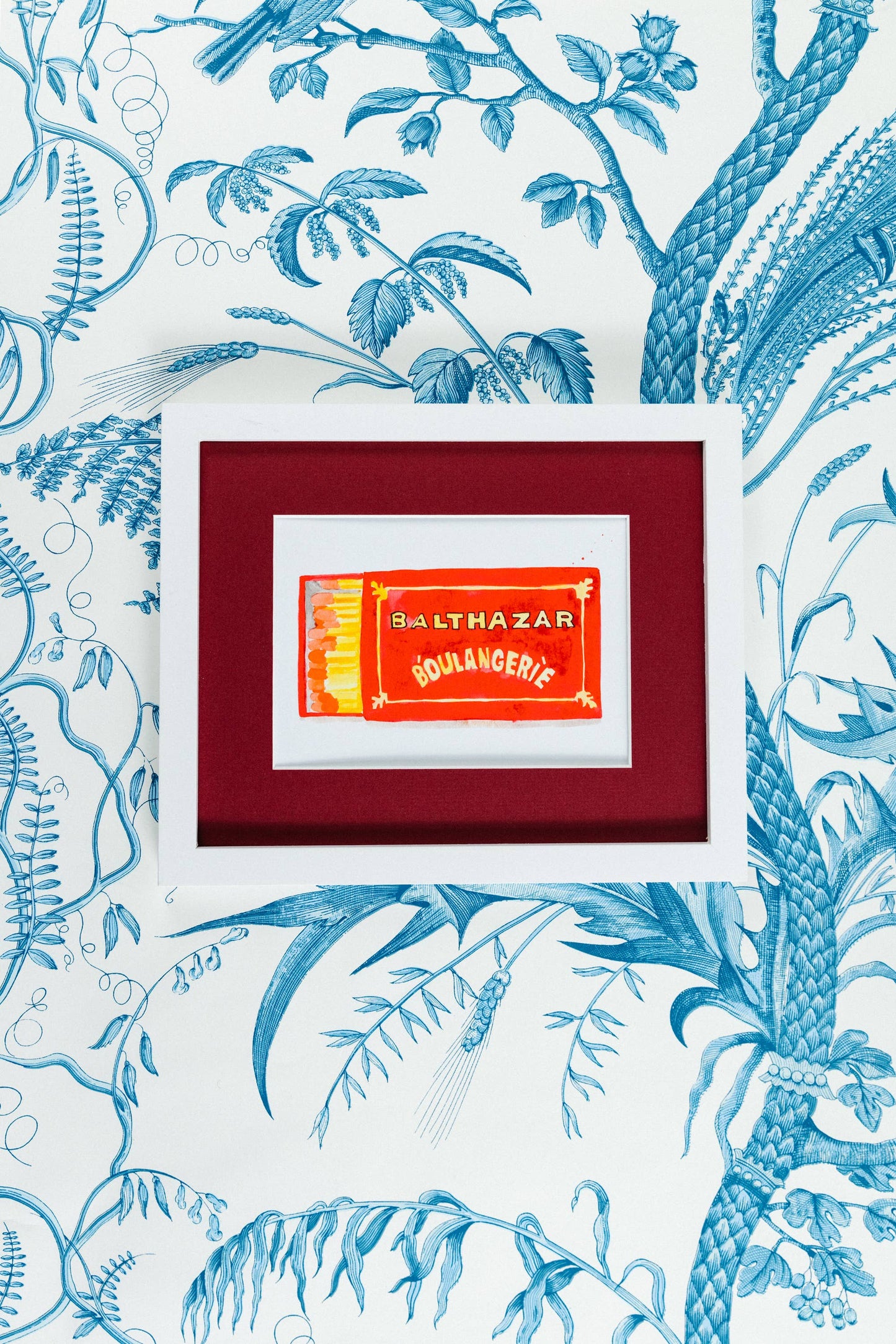 Balthazar Matchbook Watercolor Print