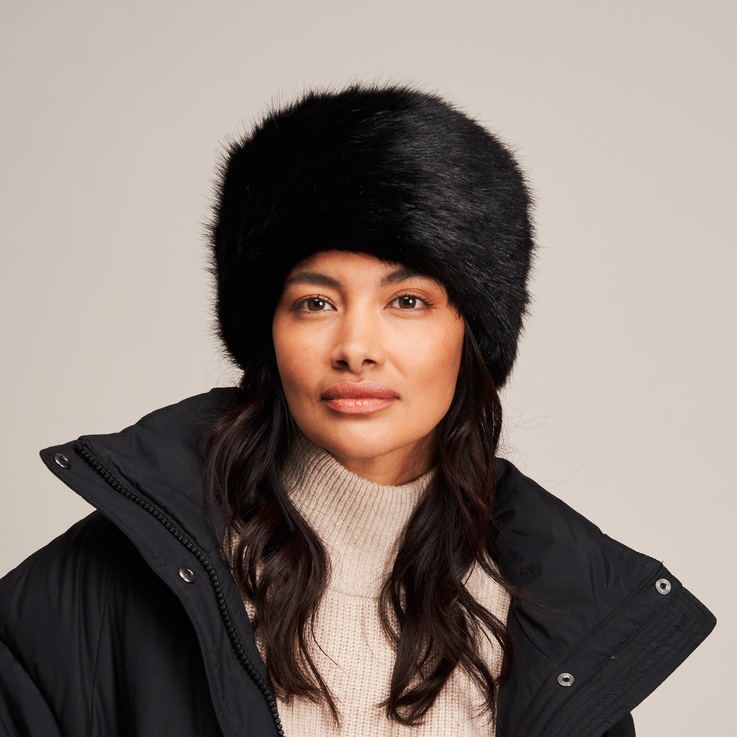 Luxury Faux Fur Pillbox Hat