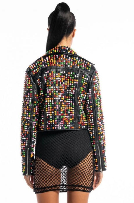 Studded Moto Jacket