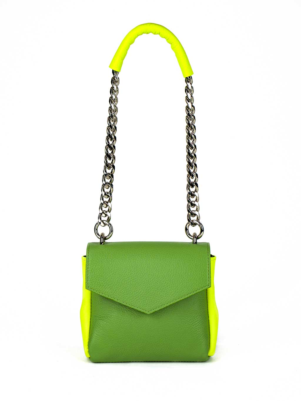 Box Bag in Grass Green