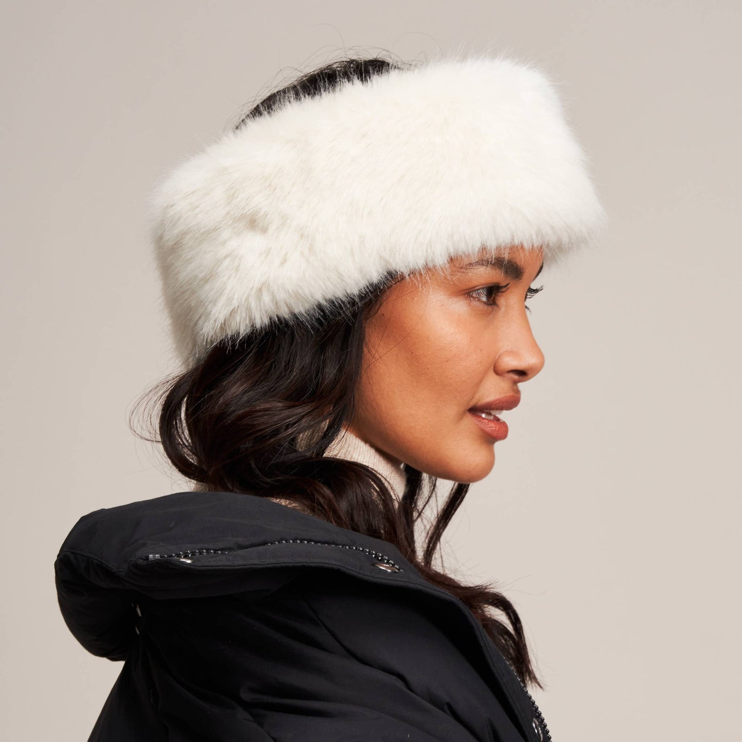 Luxury Faux Fur Huff Headband