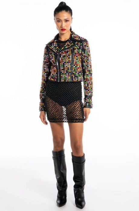 Studded Moto Jacket