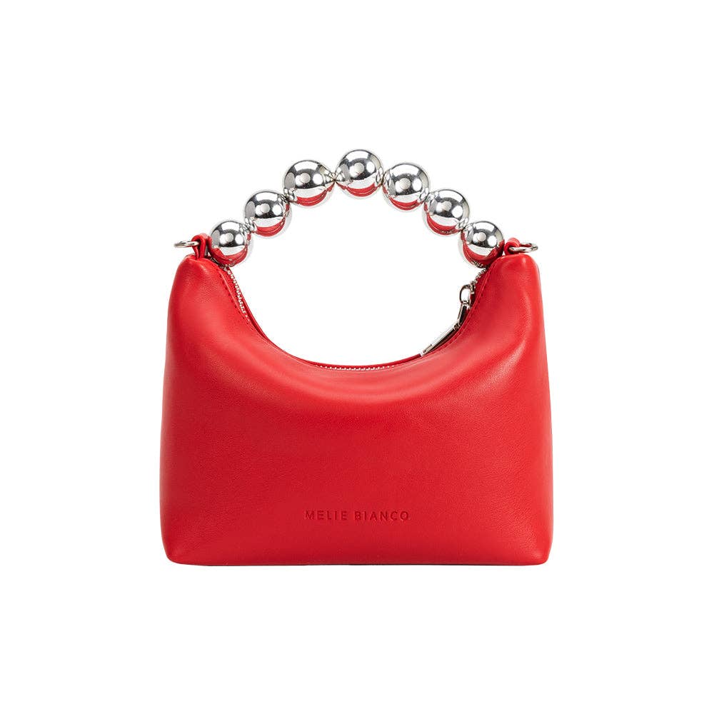 Recycled Vegan Crossbody Bag - Red
