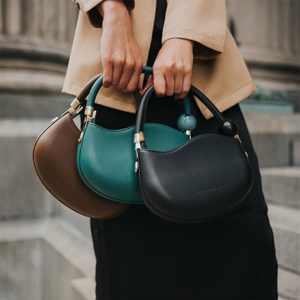 Recycled Vegan Crossbody in Jade