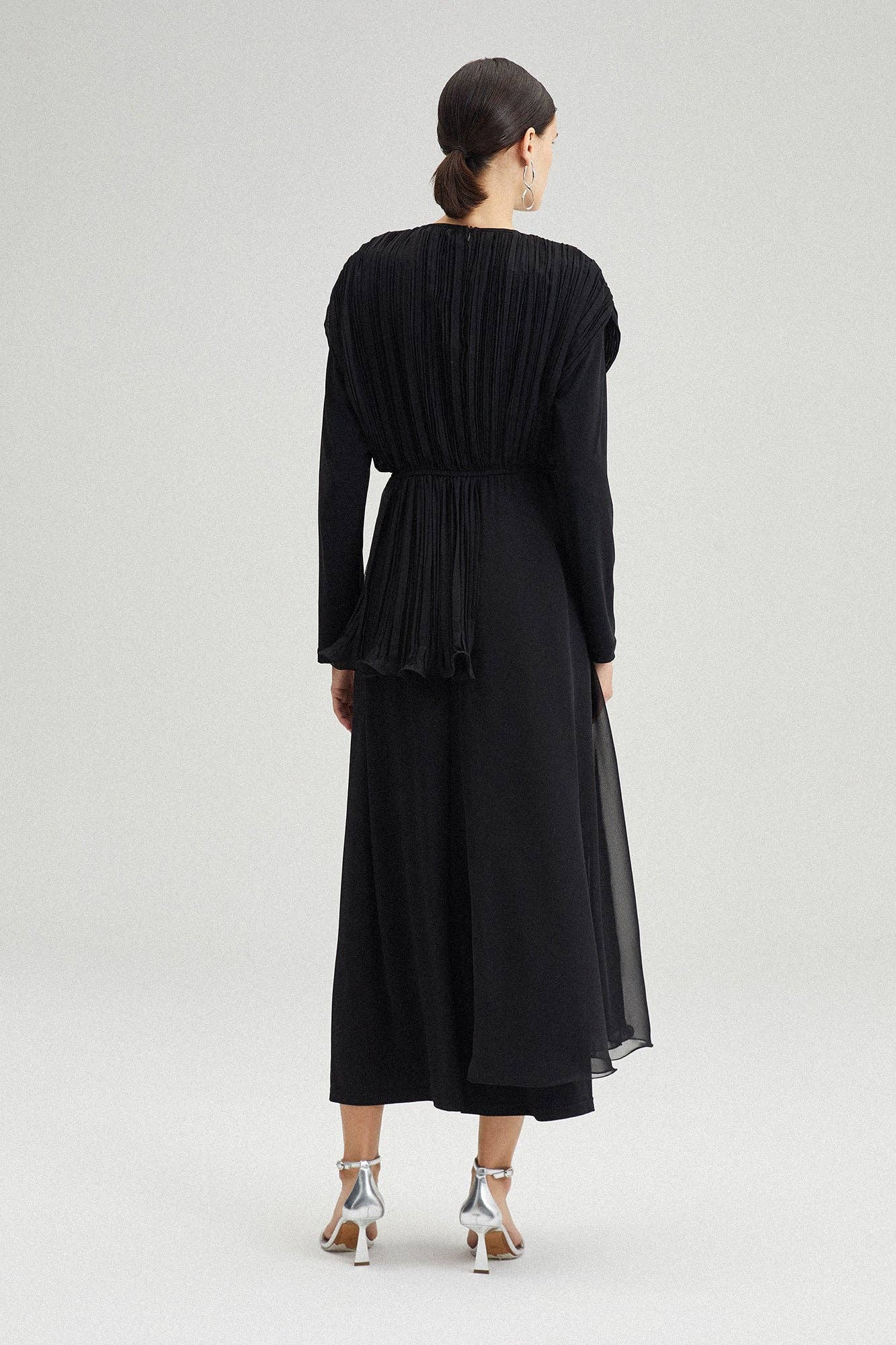 Pleated Chiffon Tunic