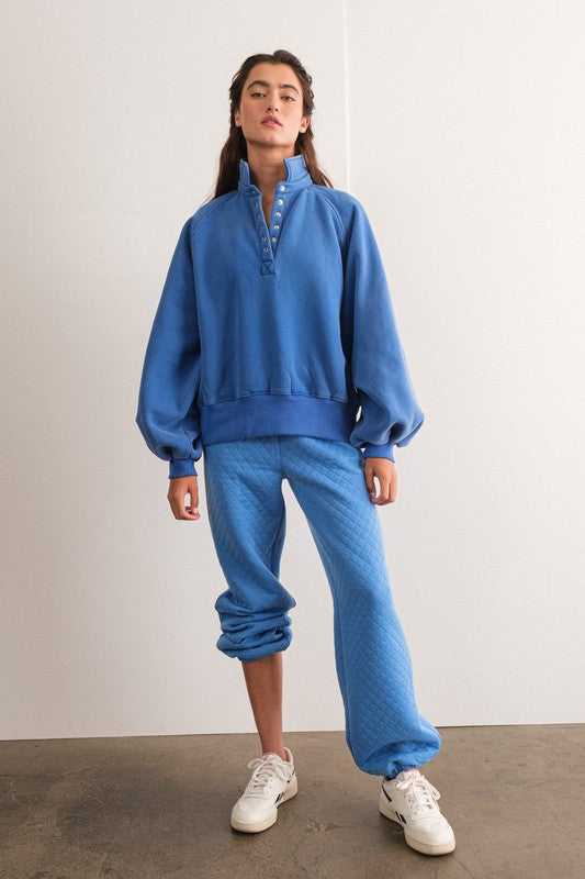 Snap Button Pullover