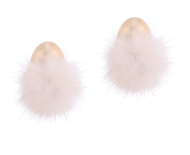 Milton Earrings Cream