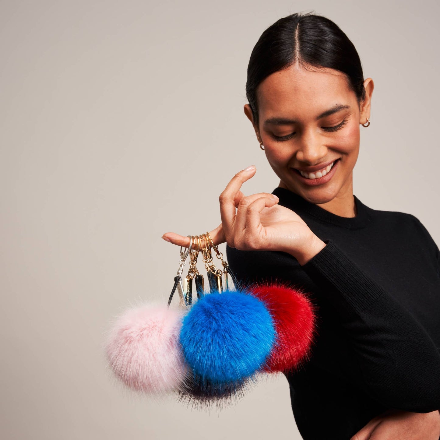 Pom Pom Bag Charm