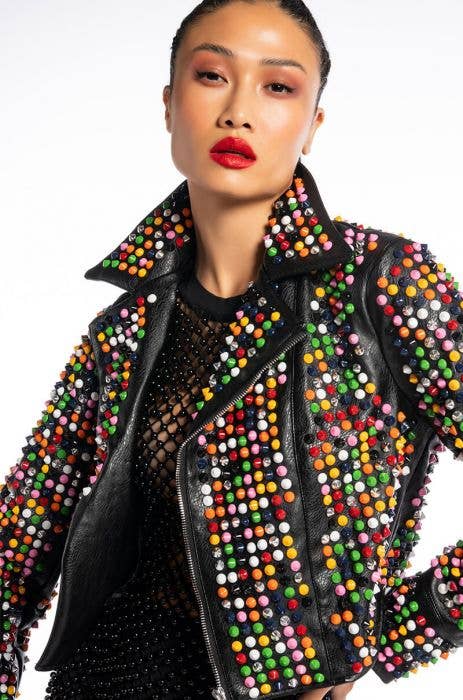 Studded Moto Jacket