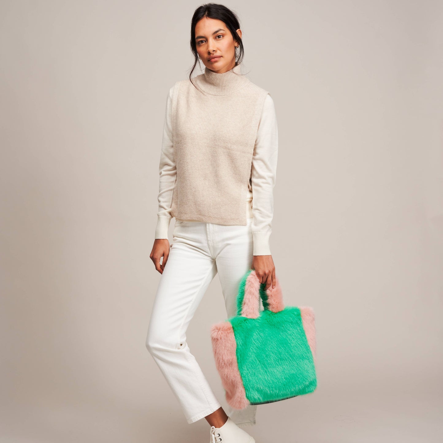 Luxury Faux Fur Tote
