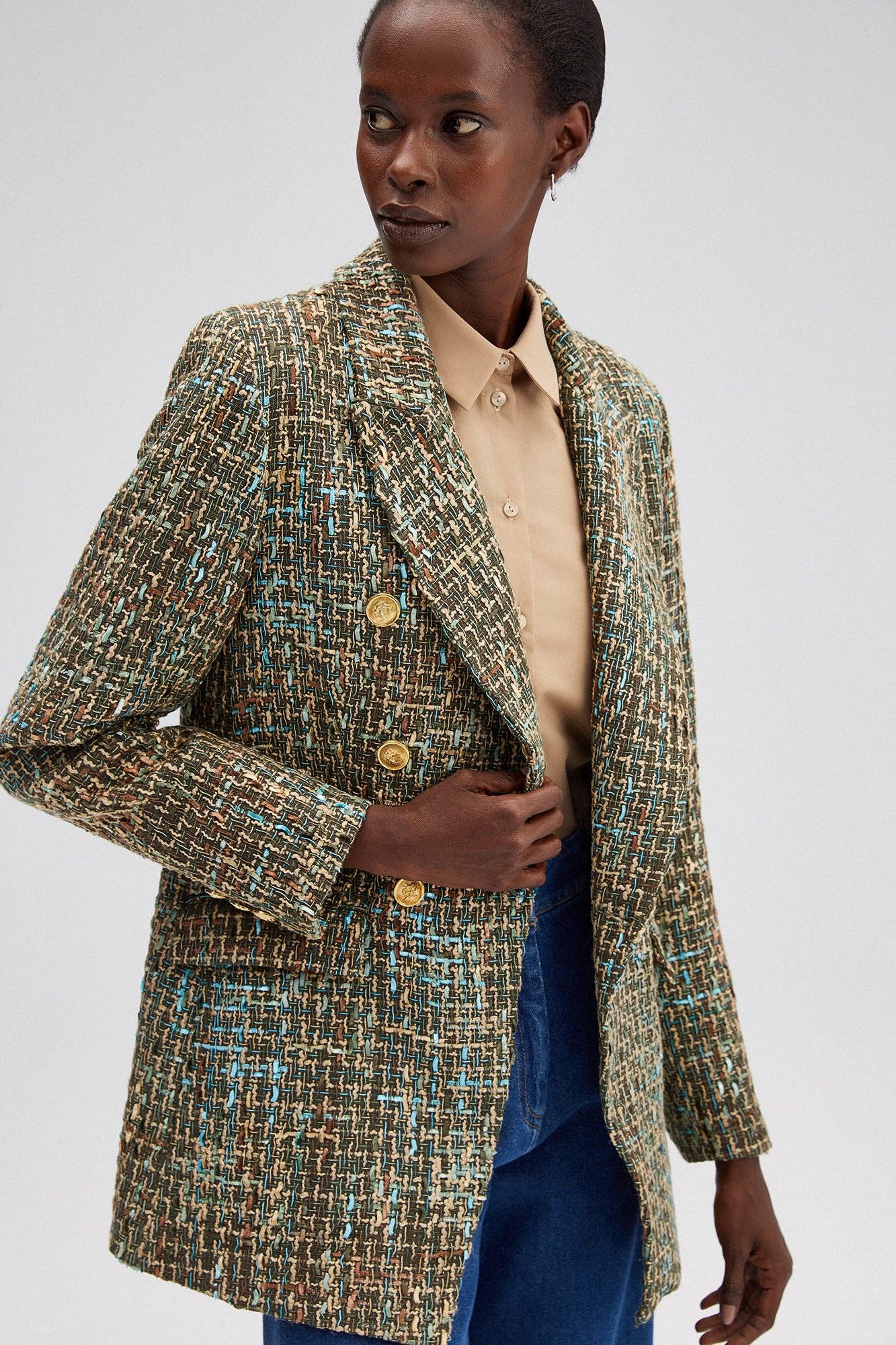 Gold Button Jacket