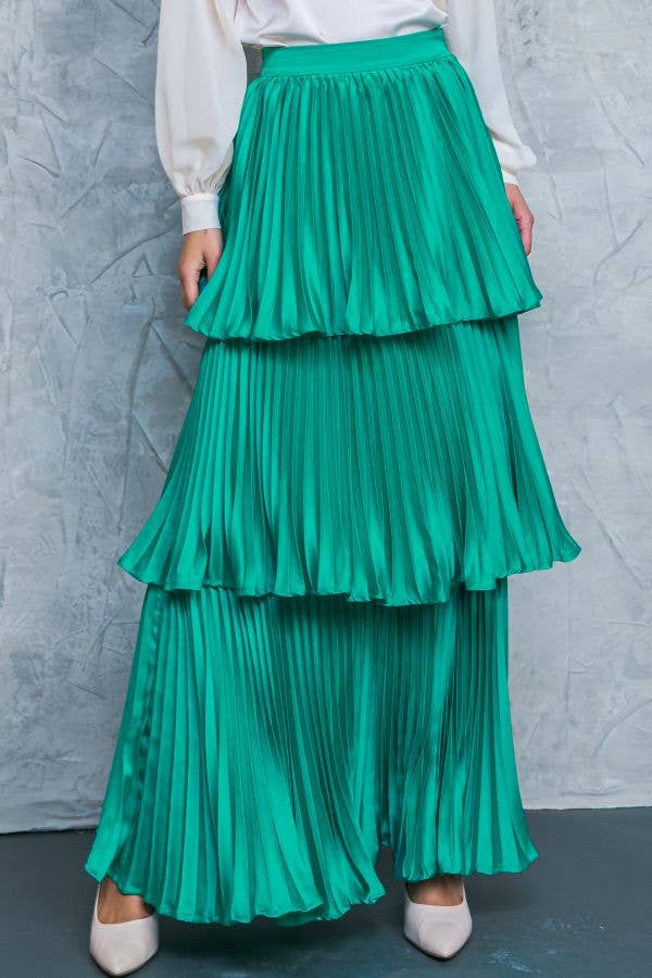 Tiered Maxi Skirt
