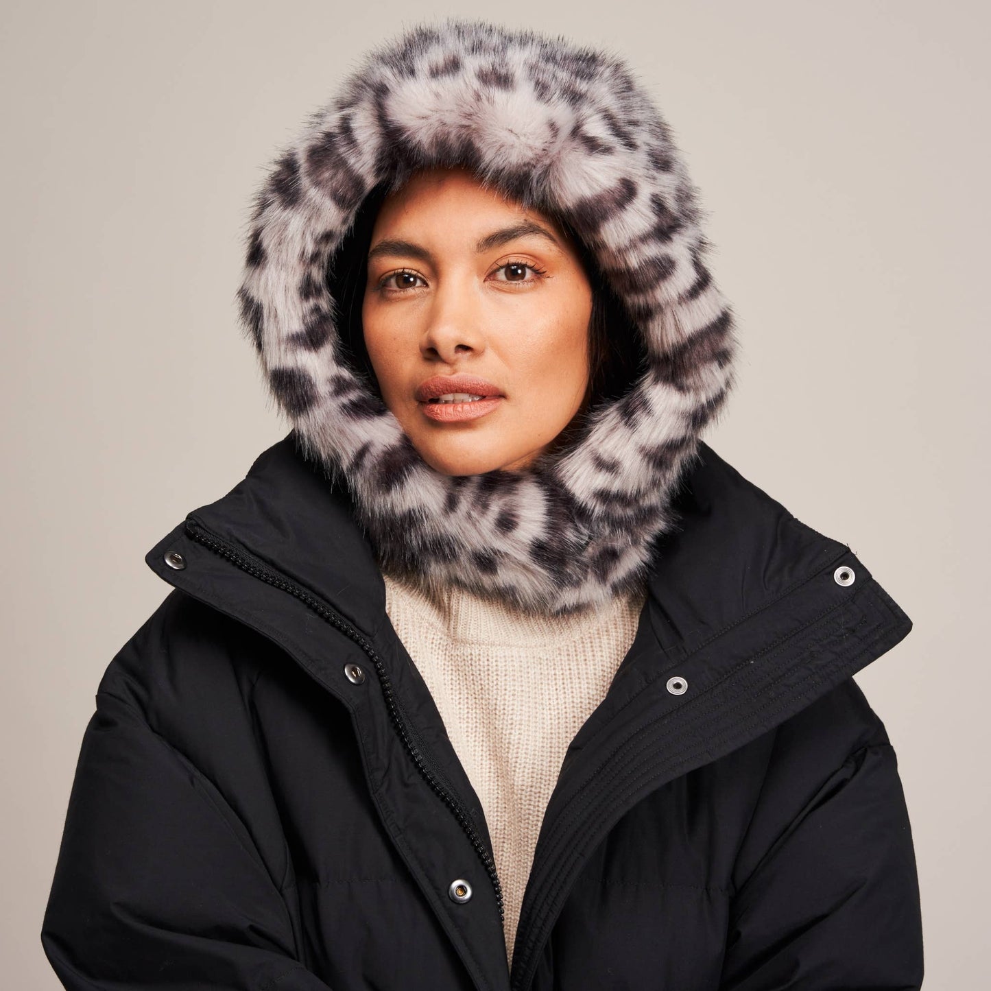 Luxury Faux Fur Hood