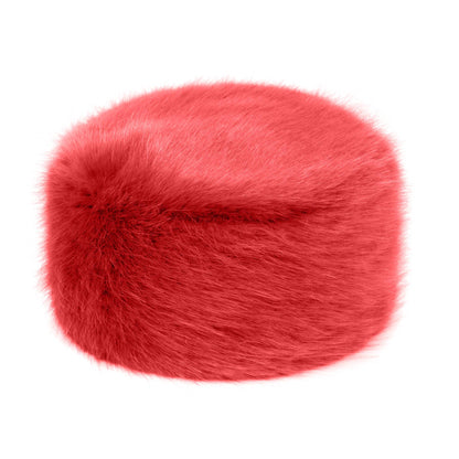 Luxury Faux Fur Pillbox Hat