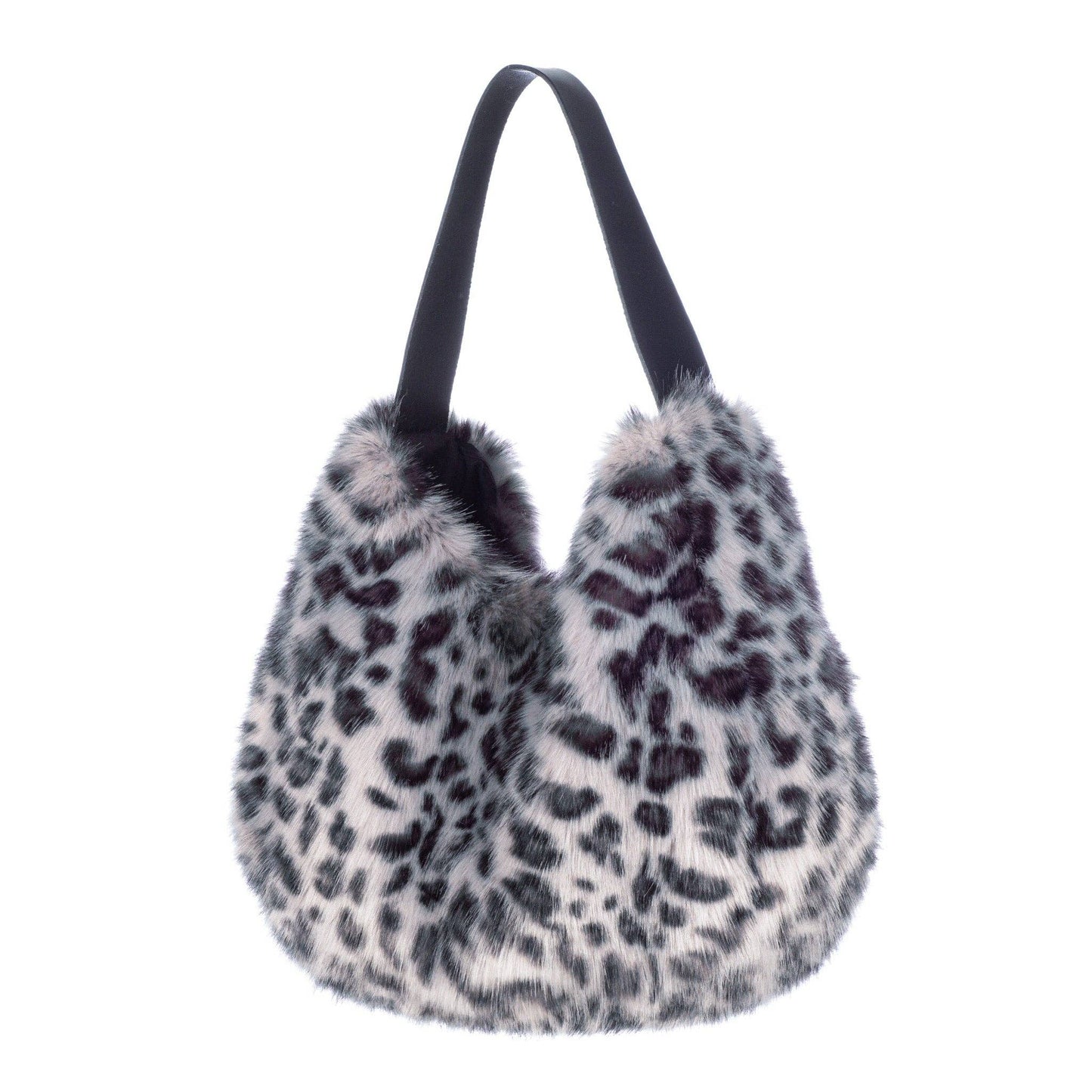 Luxury Faux Fur Slouch Bag