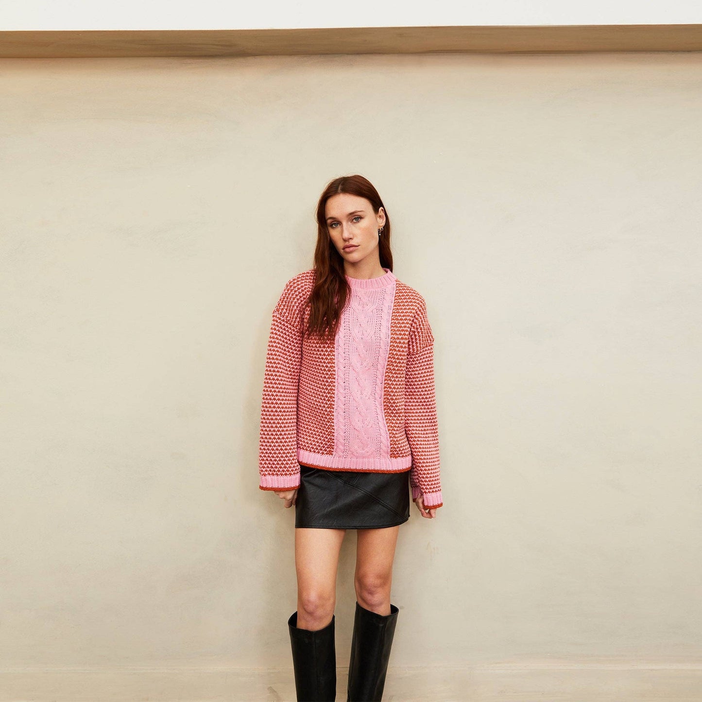 Pink Knit Sweater