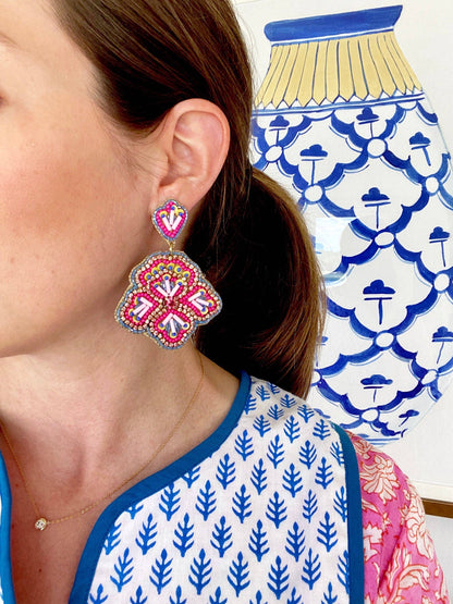 Taj Flower Earrings