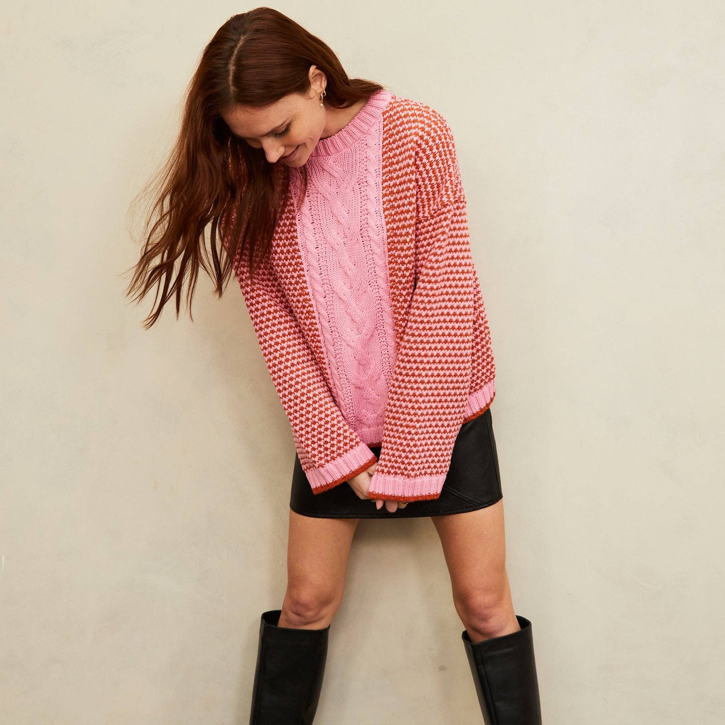 Pink Knit Sweater