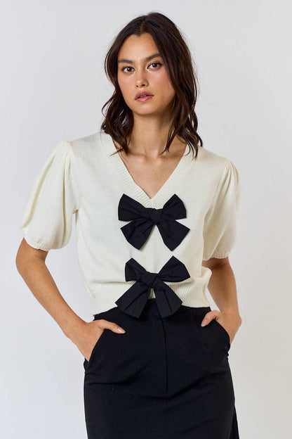 Bows Sweater Top