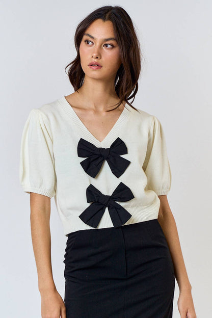 Bows Sweater Top