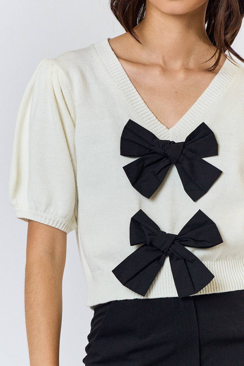 Bows Sweater Top