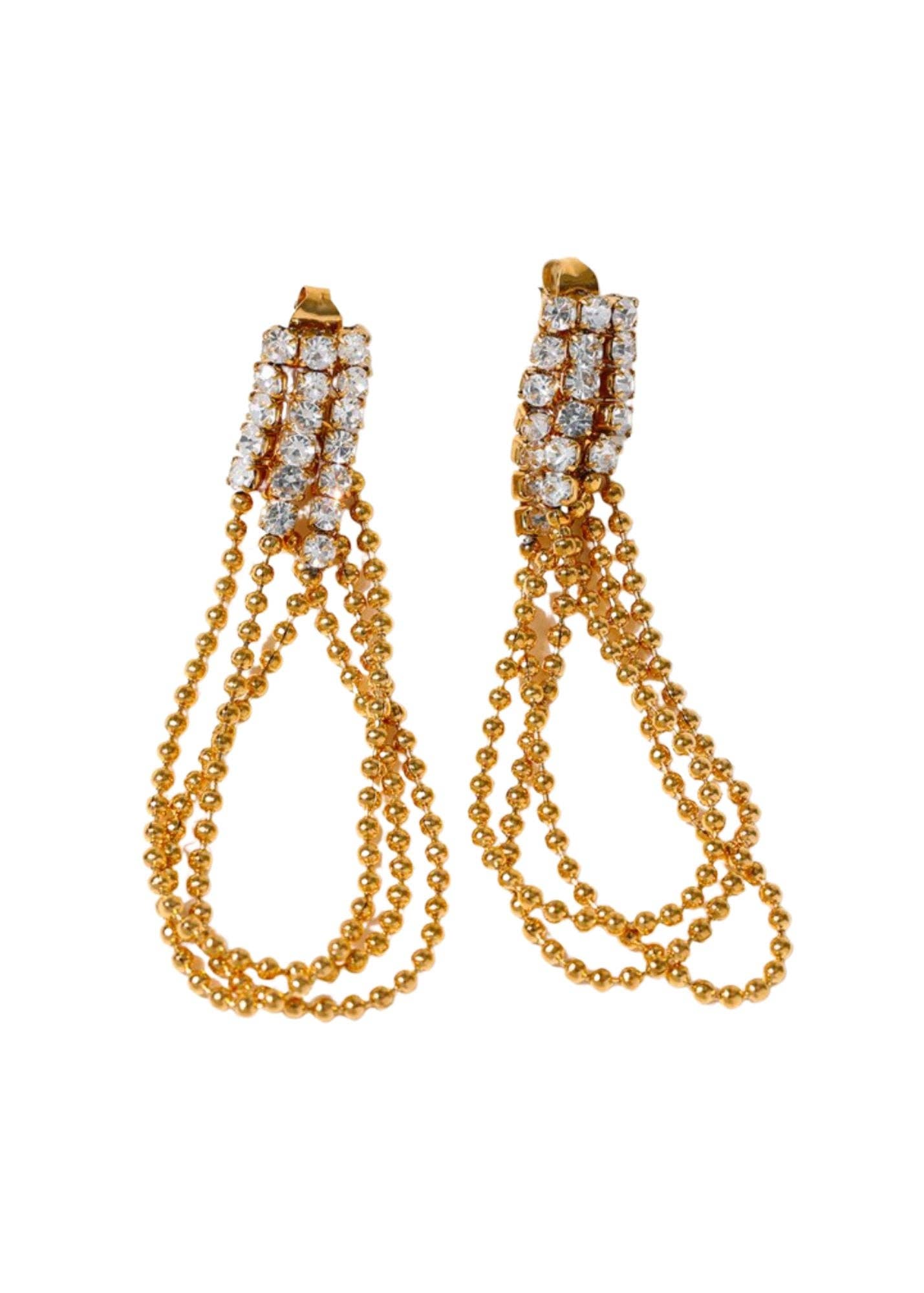 Ball Chain Earrings