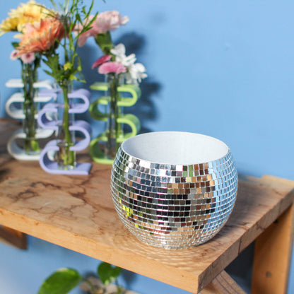 Disco Ball Planter (4")