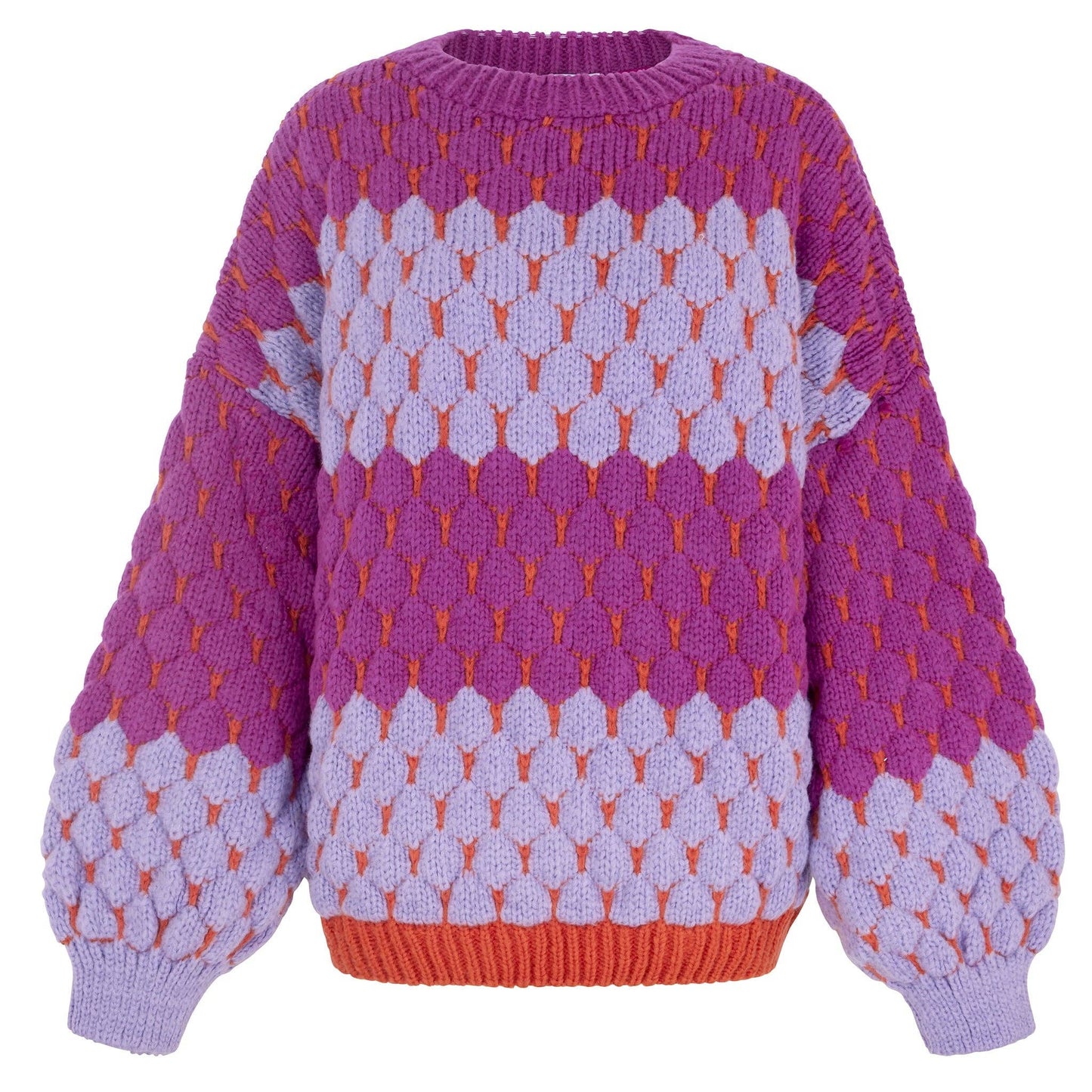 Purple Bubble Sweater