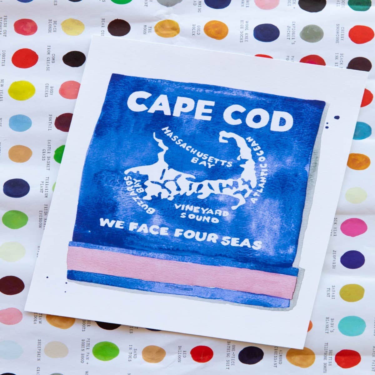 Cape Cod Matchbook Print