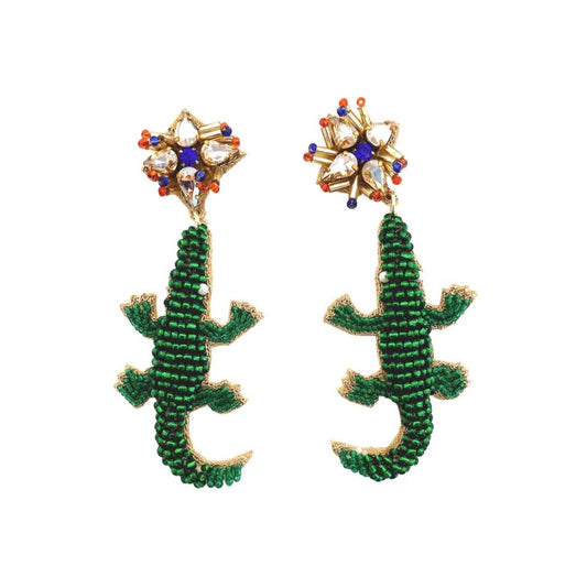 Gator Earrings