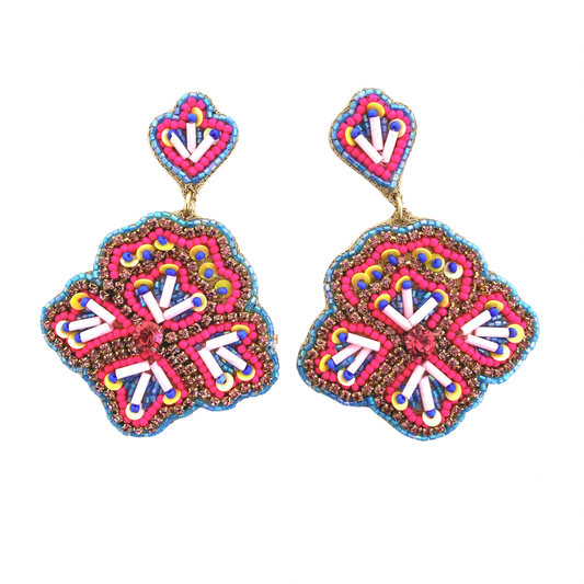 Taj Flower Earrings