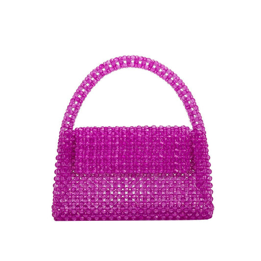 Beaded Bag in Orchid
