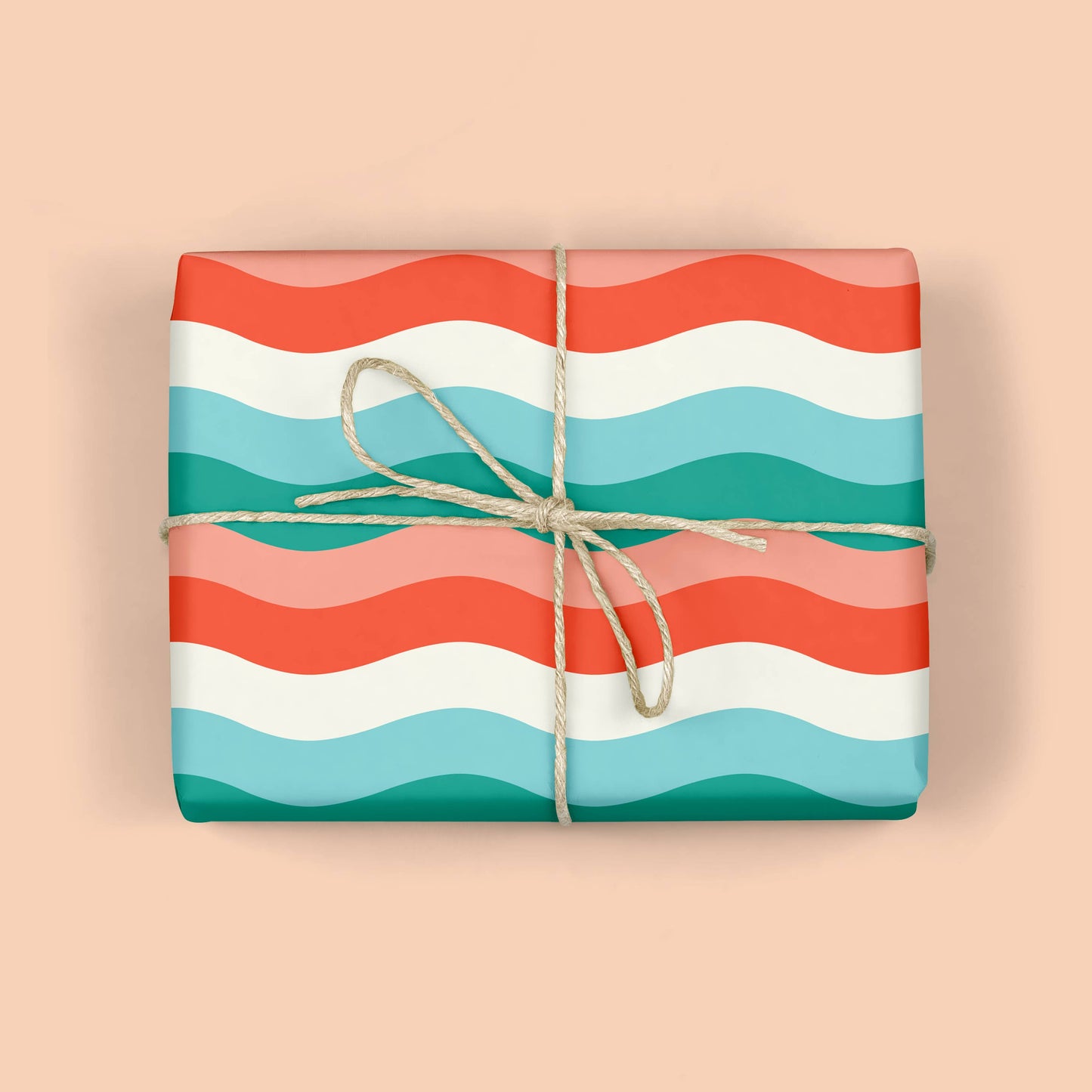 Retro Wave Wrapping Paper