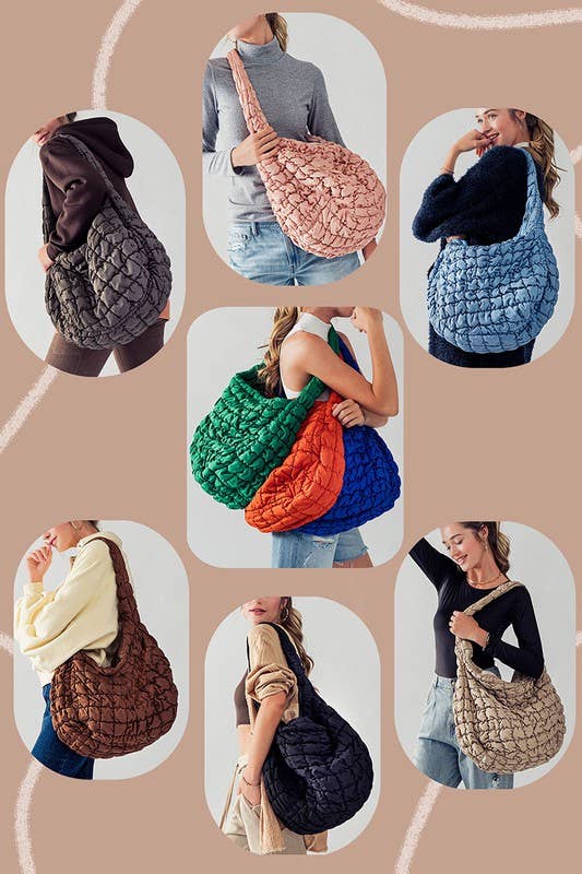 Puffer Quilted Tote